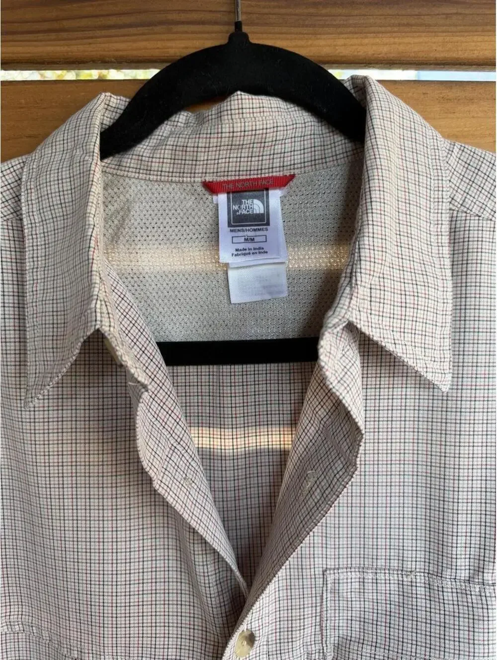The North Face long-sleeve button-up sun shirt in size Medium